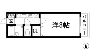 アンプルール宝塚の物件間取画像